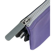 Roka Carnaby Small Creative Waste Two Tone Recycled Nylon Wallet - Black/Mulberry Purple