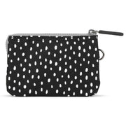 Roka Carnaby Small Drizzle Recycled Canvas Wallet - Ash Black