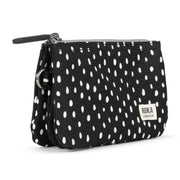 Roka Carnaby Small Drizzle Recycled Canvas Wallet - Ash Black