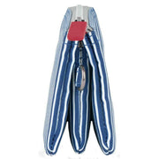 Roka Carnaby Small Hickory with Red Recycled Canvas Wallet - Red/Blue/White