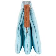 Roka Carnaby Small Recycled Canvas Wallet - Ice Blue