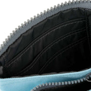 Roka Carnaby Small Recycled Canvas Wallet - Ice Blue
