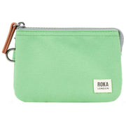 Roka Carnaby Small Recycled Canvas Wallet - Peppermint Green