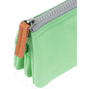Roka Carnaby Small Recycled Canvas Wallet - Peppermint Green