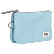 Roka Carnaby Small Recycled Nylon Ripstop Wallet - Aquatic Awe Blue