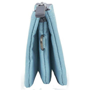 Roka Carnaby Small Recycled Nylon Ripstop Wallet - Aquatic Awe Blue