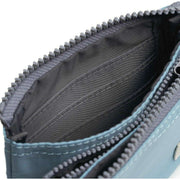 Roka Carnaby Small Recycled Nylon Ripstop Wallet - Aquatic Awe Blue