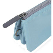 Roka Carnaby Small Recycled Nylon Ripstop Wallet - Aquatic Awe Blue
