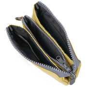 Roka Carnaby Small Recycled Nylon Ripstop Wallet - Citron Yellow