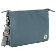 Roka Carnaby XL Recycled Canvas Crossbody Bag - Airforce Blue