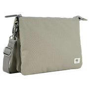 Roka Carnaby XL Recycled Canvas Crossbody Bag - Coriander Grey