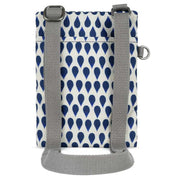 Roka Chelsea Denim Rain Recycled Canvas Sling Bag - Blue/White