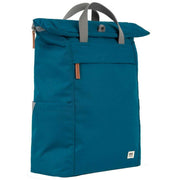 Roka Finchley A Large Recycled Canvas Backpack - Sapphire Blue