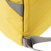 Roka Finchley A Medium Recycled Canvas Backpack - Lemonade Yellow