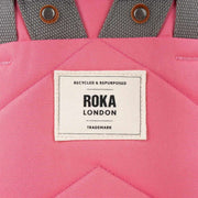 Roka Finchley A Medium Recycled Canvas Backpack - Tulip Pink