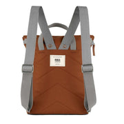 Roka Finchley A Small Recycled Canvas Backpack - Bran Brown