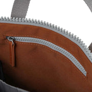 Roka Finchley A Small Recycled Canvas Backpack - Bran Brown