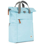 Roka Finchley A Small Recycled Canvas Backpack - Ice Blue