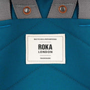 Roka Finchley A Small Recycled Canvas Backpack - Sapphire Blue