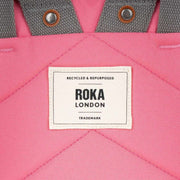 Roka Finchley A Small Recycled Canvas Backpack - Tulip Pink