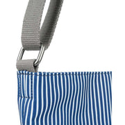 Roka Kennington B Medium Hickory with Red Recycled Canvas Crossbody Bag - Red/Blue/White