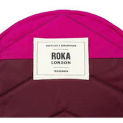 Roka Paddington B Creative Waste Two Tone Recycled Nylon Crossbody Bag - Plum Purple/Candy Pink