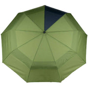 Roka Waterloo Recycled Nylon Umbrella - Avocado Green/Midnight Blue