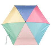 Roka Waterloo Ultra Light Small Recycled Nylon Umbrella - Bright Rainbow