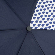 Roka Waterloo Ultra Light Small Recycled Nylon Umbrella - Denim Rain Blue/Midnight Navy