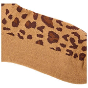 Roka Wembley Anke Socken – Savannah Leopard Sand Beige
