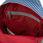 Roka Willesden B Large Hickory with Red Recycled Canvas Scooter Bag - Red/Blue/White