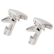 Simon Carter 40th Anniversary 3D Gervaise Cufflinks - Silver