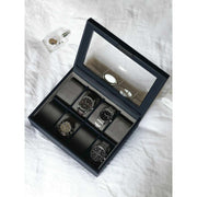 Stackers 8-teilige Uhrenbox – Marineblau