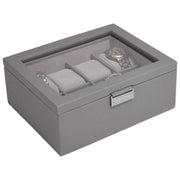 Stackers 8-teilige Uhrenbox – Schiefergrau