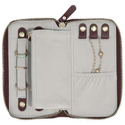 Stackers Mini Jewellery Roll - Burgundy