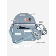 Sac de rangement élégant pour ordinateur portable et câbles Stackers - Bleu sombre