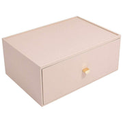 Stackers Supergroßer Make-up-Organizer mit tiefer Schublade – Blush/Gold