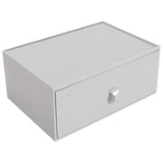 Stackers Supergroßer Make-up-Organizer mit tiefer Schublade – Kieselgrau