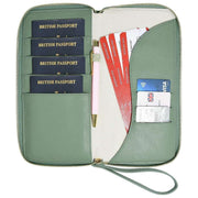 Stackers Wave Family Reisepassetui – Seafoam Green