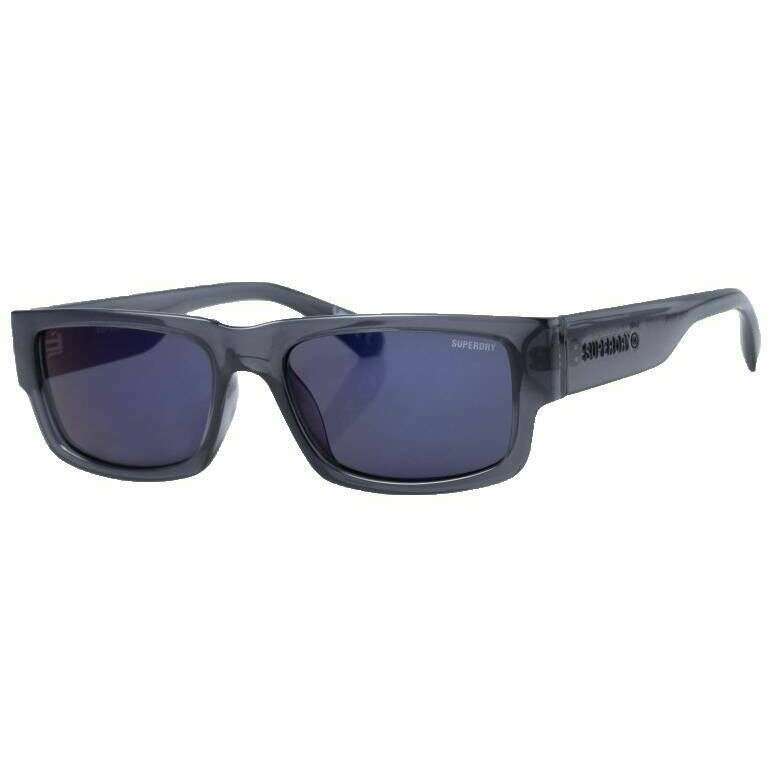 Shallow Rectangular Spectacles Superdry 90s Inspired Shallow Eye Soft Rectangular Sunglasses Grey – KJ ...