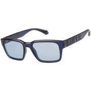 Superdry Bold Branding Rectangle Sunglasses - Blue