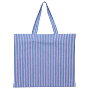 Superdry & Co Oxford Stripe Tote Bag – Broker Navy/Rosa gestreift
