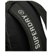 Superdry & Co Tarp bestickter Rucksack – Schwarz/Khakigrün