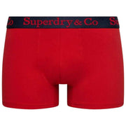 Superdry & Co Unterhosen im Dreierpack – Marineblau/Blau/Rot