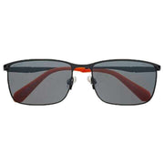 Superdry Metal Rim Large Fit Rectangular Sunglasses - Black