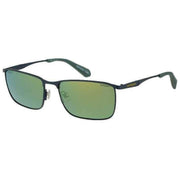 Superdry Metal Rim Large Fit Rectangular Sunglasses - Blue