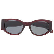 Superdry Shallow 90s Inspired Almond Eye Sunglasses - Red