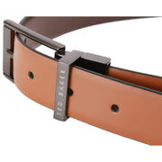 Ted Baker Crafts Reversible Belt - Chocolate Brown
