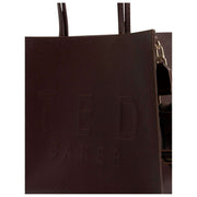 Ted Baker Iconny Webbing Große Icon-Tasche – Schokoladenbraun