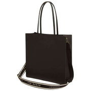 Ted Baker Iconny Webbing Große Icon-Tasche – Tiefschwarz